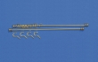 4274 2 roedes met ringen en haken 
