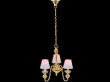 w Hanging Chandelier with 3 upturned Classic Light Shade