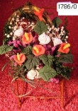 R stoel met bloemen 