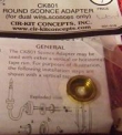 round scondce adapter	