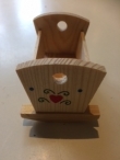 wieg rood hart